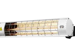 Chauffage de terrasse infrarouge - 2000W - Argenté