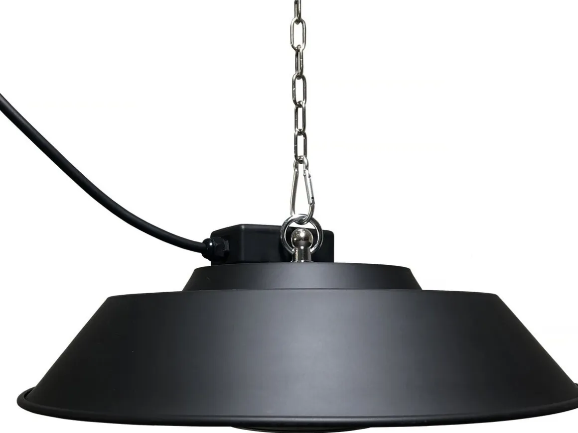 Chauffage électrique suspendu - 1500W - Noir
