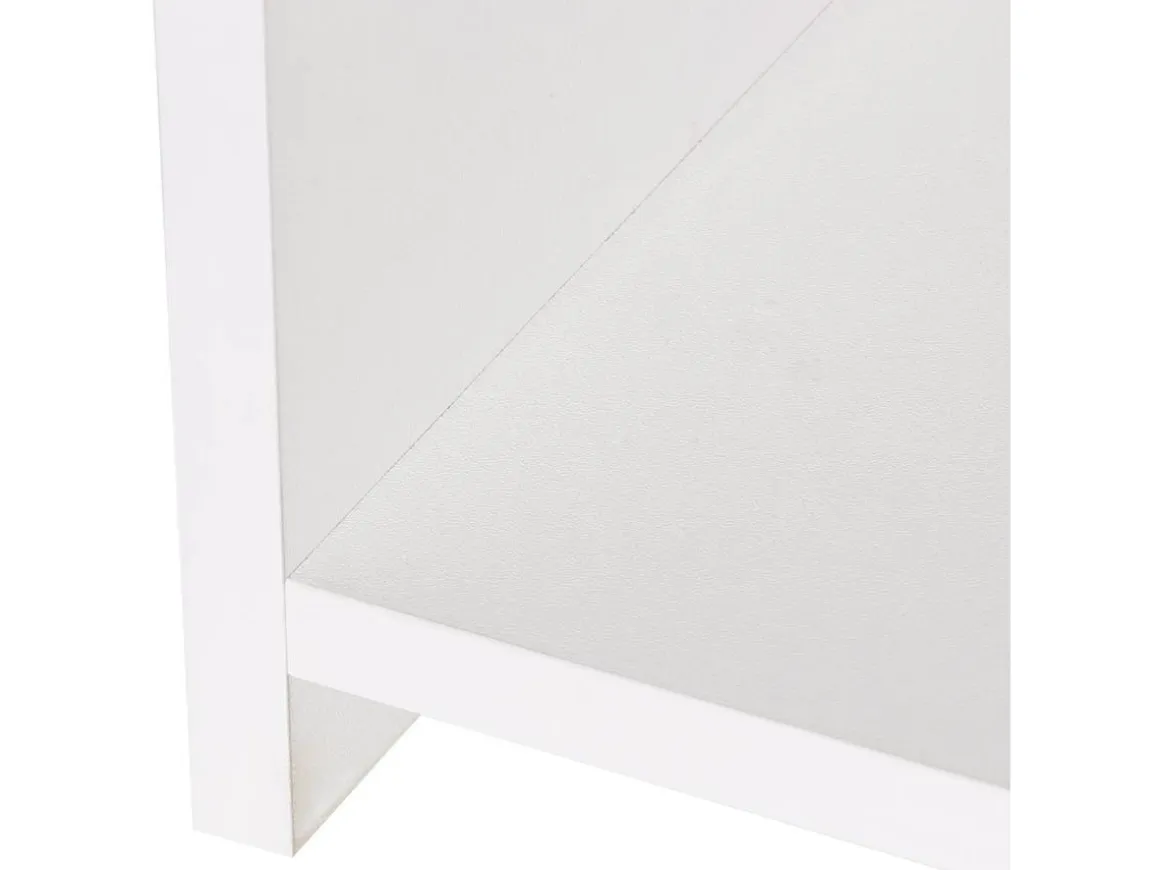 Chevet "York" 2 niches - Blanc