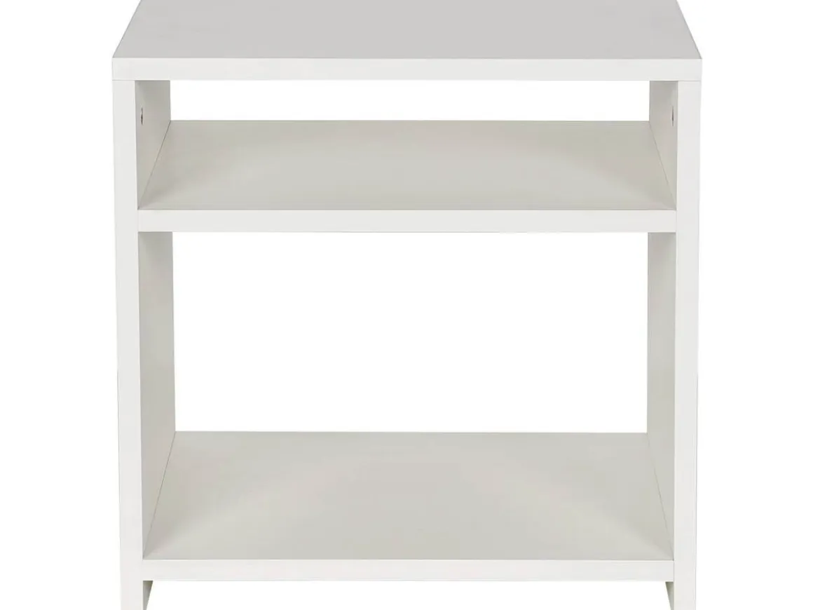 Chevet "York" 2 niches - Blanc