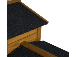 Clapier pour lapin avec 1 étage en bois 