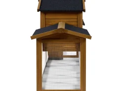 Clapier pour lapin avec 1 étage en bois 