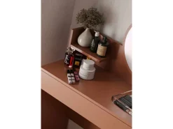 Coiffeuse avec miroir en bois 