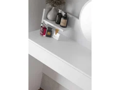 Coiffeuse avec miroir en bois