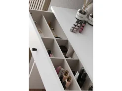 Coiffeuse avec miroir en bois