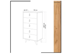 Commode en bois
