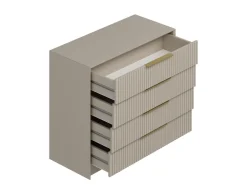 Commode en bois "Kale" - 100 x 45 x 85 cm - Beige
