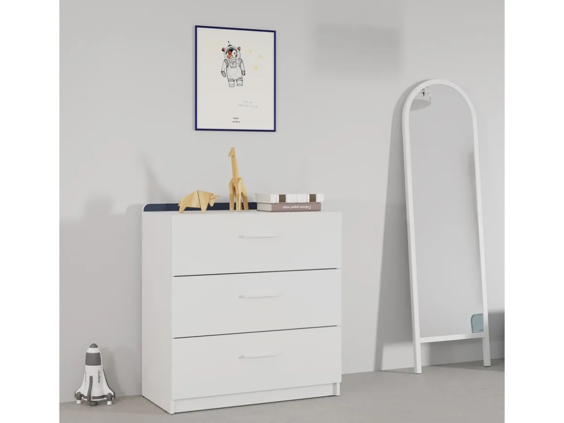 Commode pour enfant "Reverso" - Blanc mat