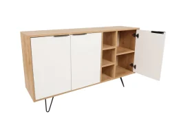Console en bois "Clara" 142 x 35,6 x 83 cm - Chêne
