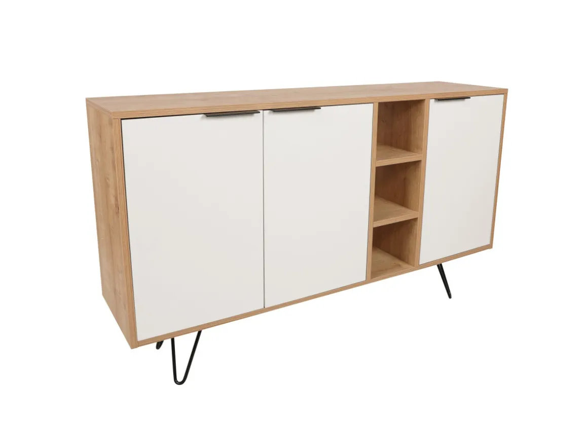 Console en bois "Clara" 142 x 35,6 x 83 cm - Chêne