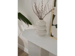 Console en bois "Sira" - 150 x 35 x 75 cm - Blanc