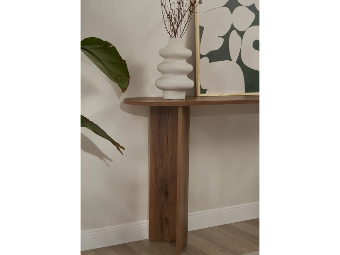 Console en bois "Sira" - 150 x 35 x 75 cm - Noyer