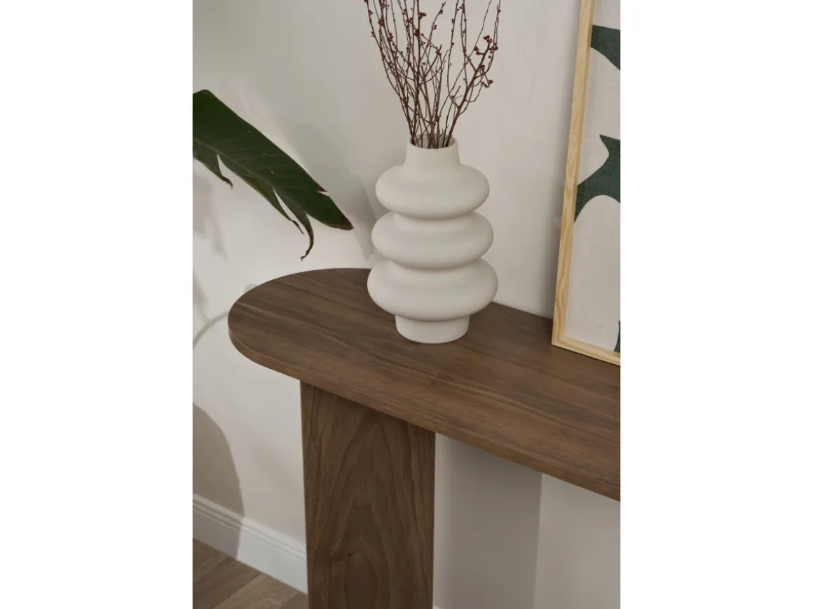 Console en bois "Sira" - 150 x 35 x 75 cm - Noyer
