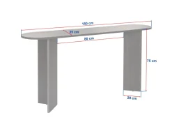 Console en bois