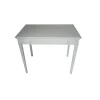 Console - Table guéridon - Coloris Blanc - 1 tiroir