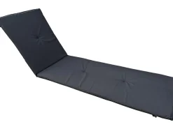 Coussin pour bain de soleil en bois exotique - Noir