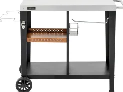 Desserte de barbecue en métal 