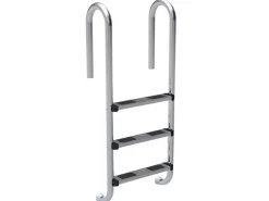Echelle de piscine en acier inoxydable - 3 marches