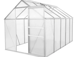 Embase en acier galvanisé pour serre jardin