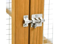 Enclos extension en bois pour poulailler 