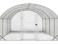 Enclos à poules dôme 15 m² parc grillagé