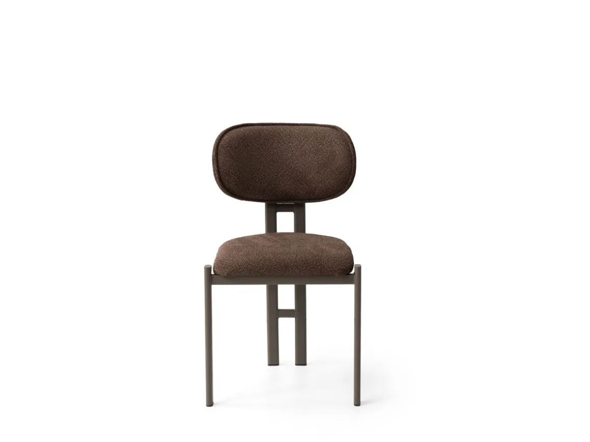 Ensemble de chaises (2 pièces) en métal "Muriz" - Brun