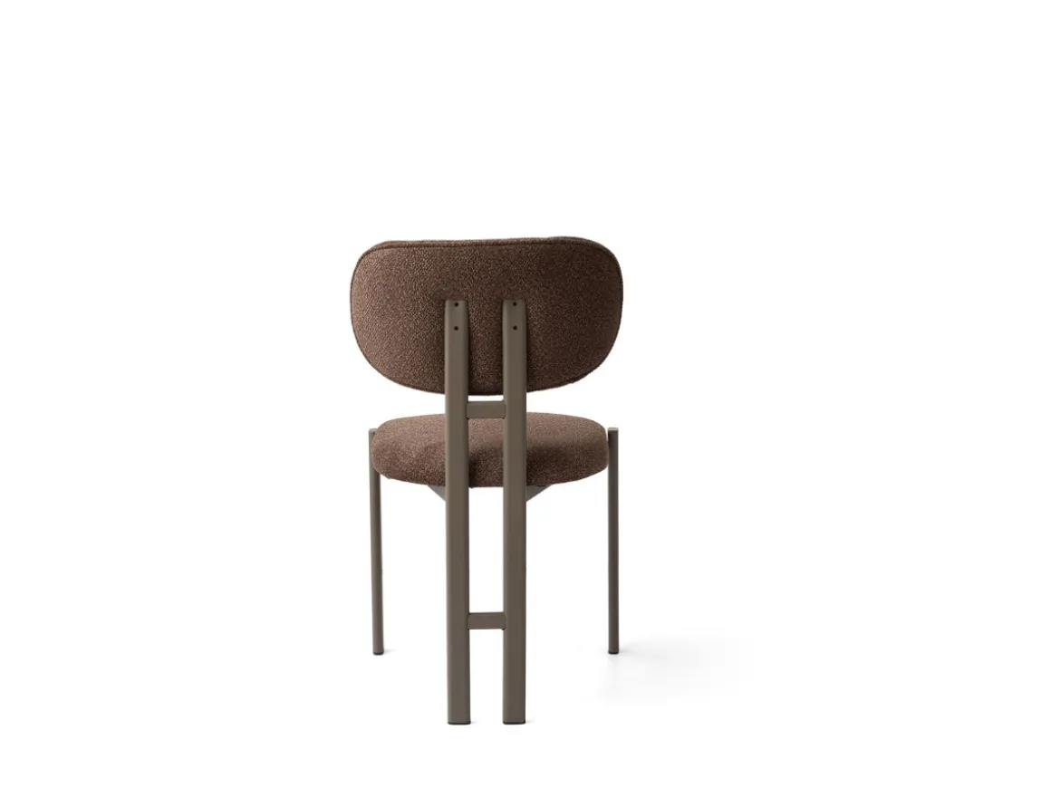 Ensemble de chaises (2 pièces) en métal "Muriz" - Brun