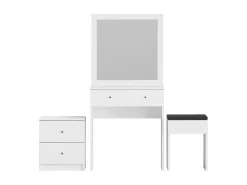 Ensemble de coiffeuse en bois 