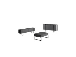 Ensemble de meubles de salon en bois 