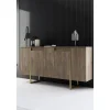 Ensemble de meubles de salon en bois "Luxe" - 160 x 35 x 80 cm - Marron