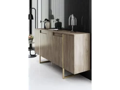 Ensemble de meubles de salon en bois 