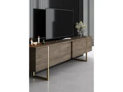 Ensemble de meubles de salon en bois 