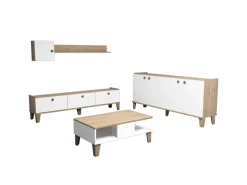 Ensemble de meubles de salon en bois