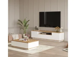 Ensemble de meubles de salon en bois