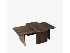 Ensemble de table basse en bois "Paris" 105 x 60 x 35 cm - Bronze