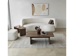 Ensemble de table basse en bois