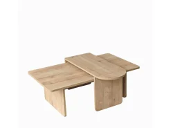 Ensemble de table basse en bois 