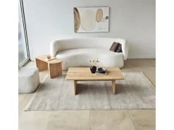 Ensemble de table basse en bois 