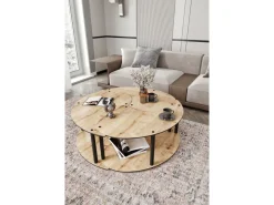 Ensemble de table basse en bois 
