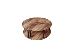 Ensemble de table basse en bois