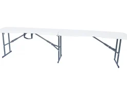 Ensemble Table de jardin pliante + 2 Bancs pliants