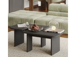 Ensemble tables basses en bois 