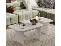 Ensemble tables basses en bois 