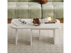 Ensemble tables basses en bois 
