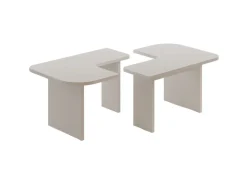 Ensemble tables basses en bois 
