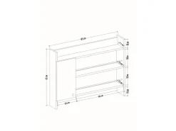 Etagère de cuisine en bois 