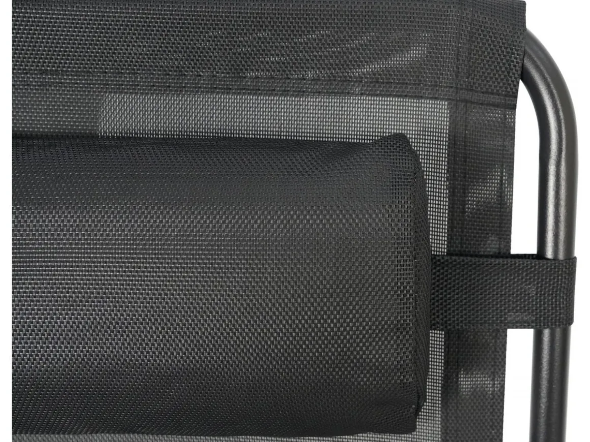 Fauteuil de jardin relax zéro gravité "Sintra" - Noir