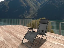 Fauteuil de jardin relax zéro gravité