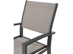 Fauteuil jardin Alu/Textilène 