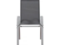 Fauteuil jardin Textilène "Cordoba" - Phoenix - Gris foncé - Lot de 2